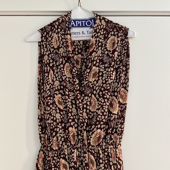 Natalie Martin Dresses & Skirts - $345 NATALIE MARTIN Sleeveless Floral Wrap Maxi Dress